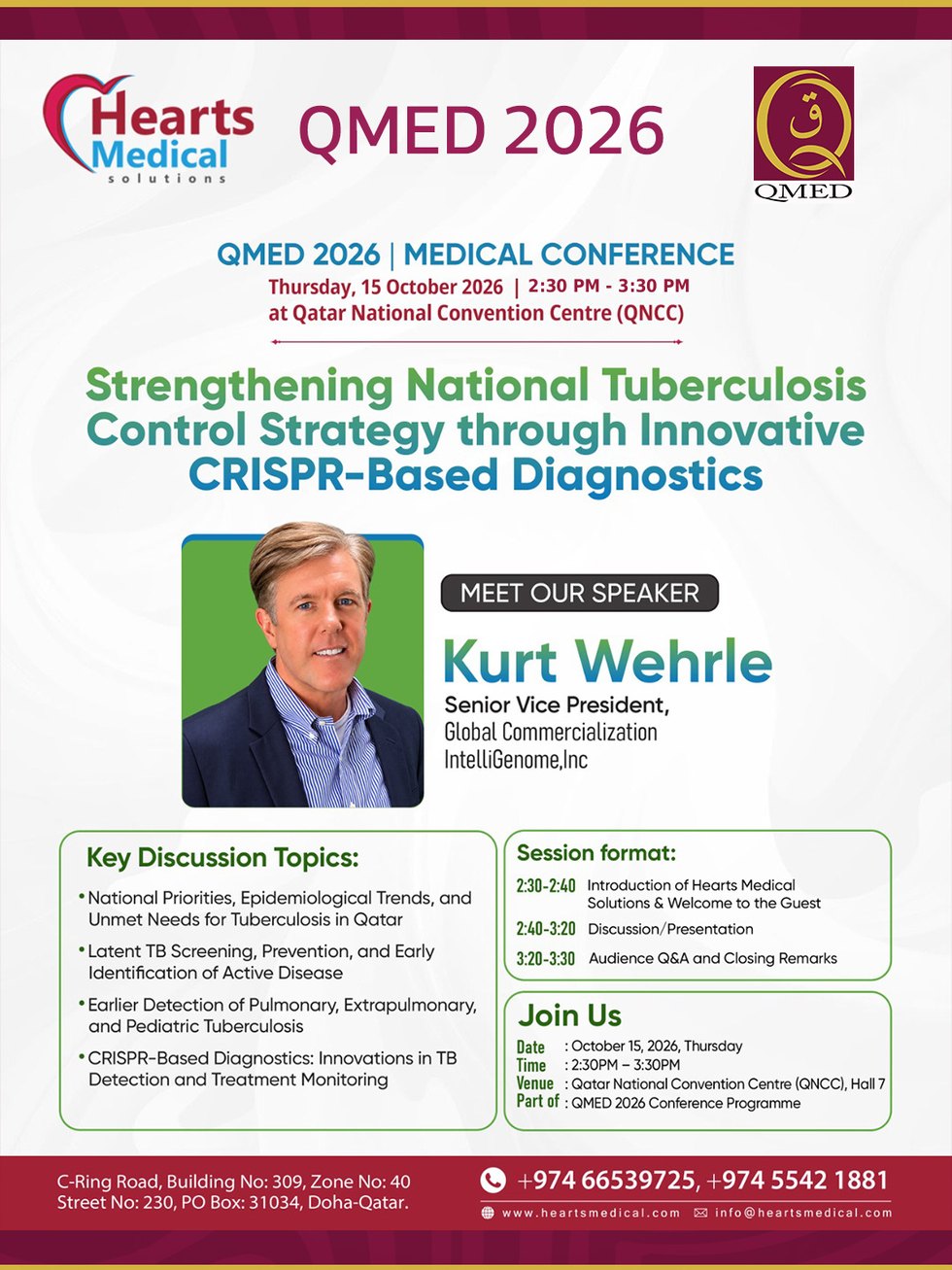 QMED 2026 CRISPR-based tuberculosis diagnostics conference session for 15 October 2026